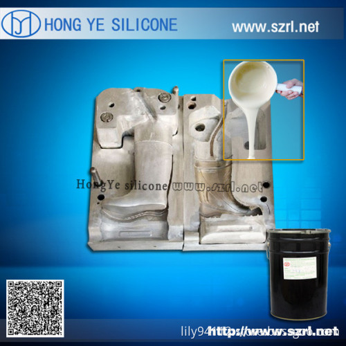 Manual silicone rubber for shoe mold making